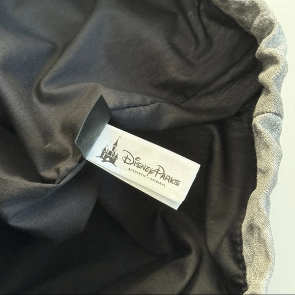 Disney Parks Jack Skellington Rest In Peace Drawstring Canvas Backpack Bag Purse - Picture 10 of 16